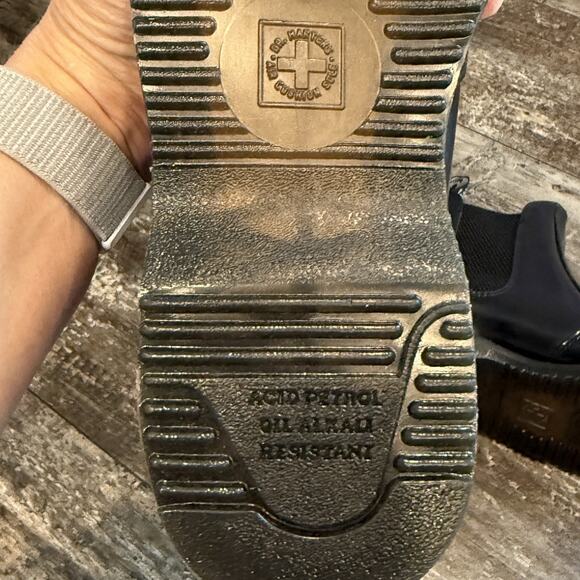 Dr. Martens‎ Kensington Boots Womens Size 6 Flora Black Chelsea Pull On NIB - Picture 14 of 15